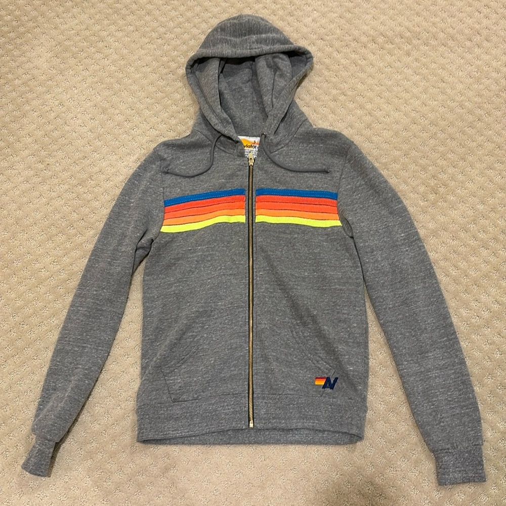 Aviator Nation Zip Up Hoodie